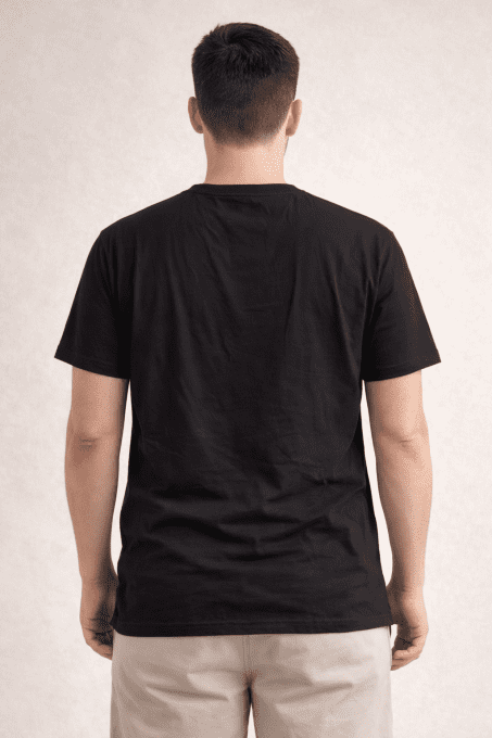 T-shirt noir “What The Duck” Very Ouest – graphisme pop urbain