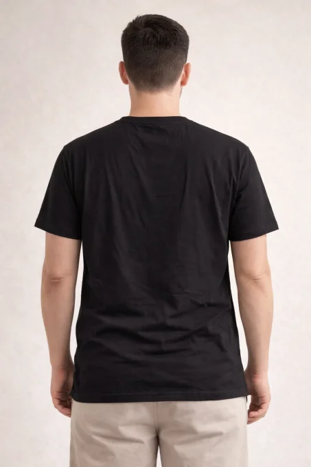 T-shirt noir Very Ouest What The Duck – 100 % coton