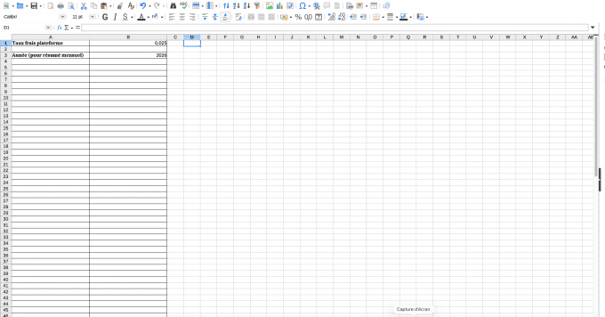 Tableau de gestion de stock et ventes – professionnel