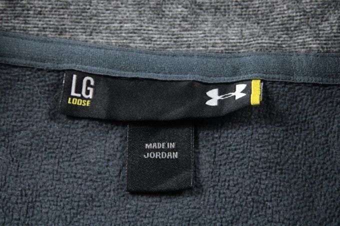 Polaire homme Under Armour Iowa Hawkeyes grise taille L