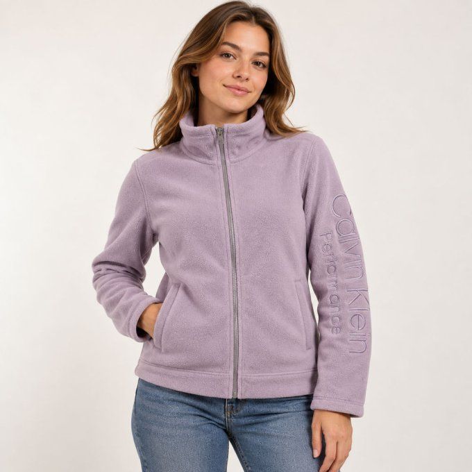 Veste polaire Calvin Klein Performance lavande femme taille L