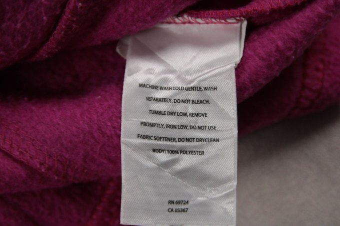 Polaire Columbia femme rose fuchsia zippée – Taille L