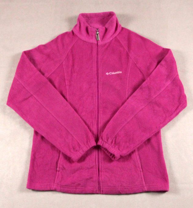 Polaire Columbia femme rose fuchsia zippée – Taille L