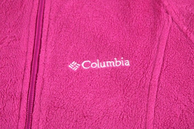 Polaire Columbia femme rose fuchsia zippée – Taille L