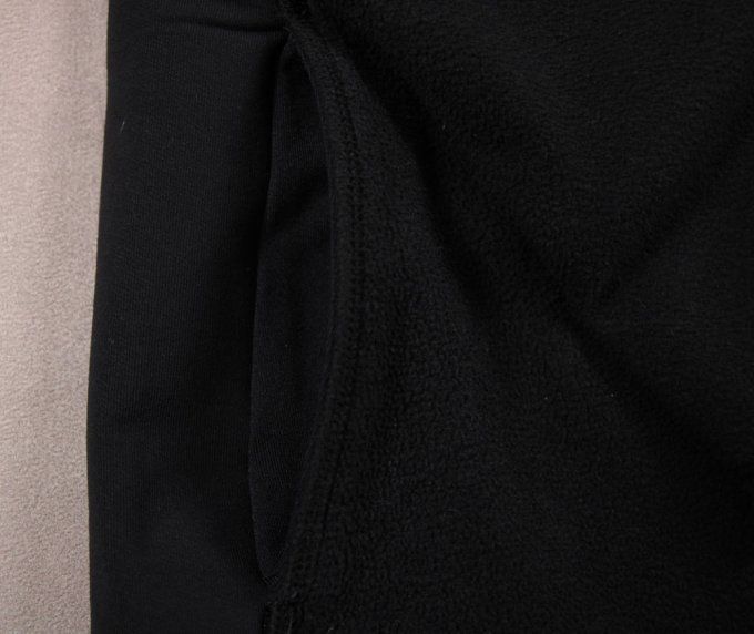 Veste polaire Reebok noire zippée XS à col montant