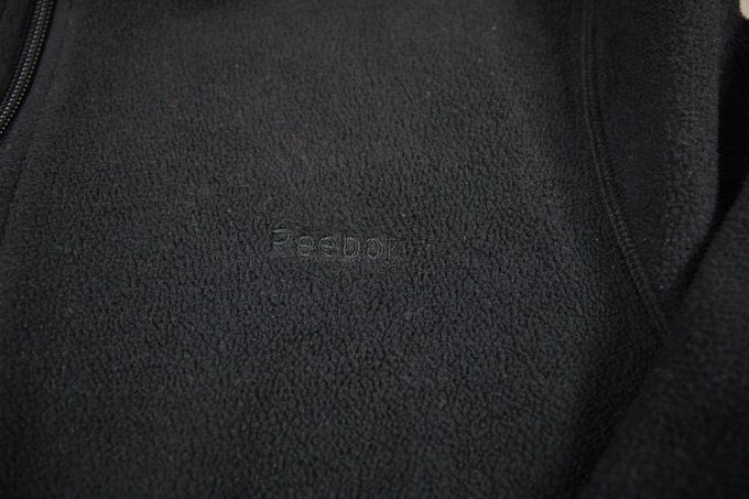 Veste polaire Reebok noire zippée XS à col montant