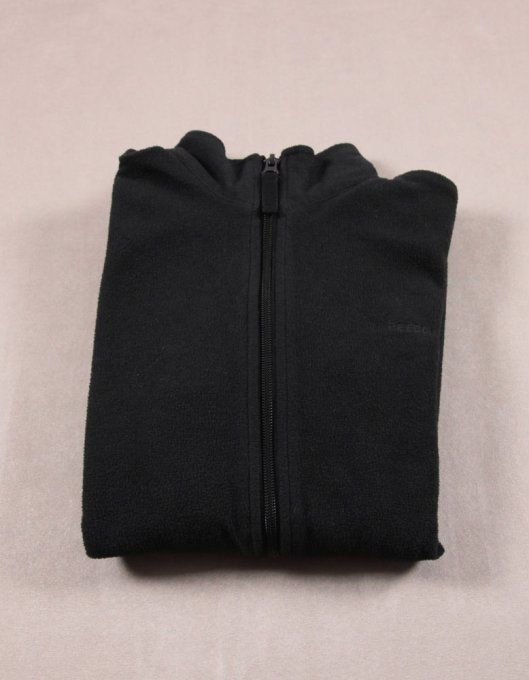 Veste polaire Reebok noire zippée XS à col montant