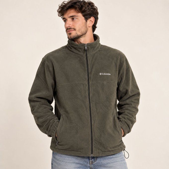 Veste polaire Columbia homme XL kaki
