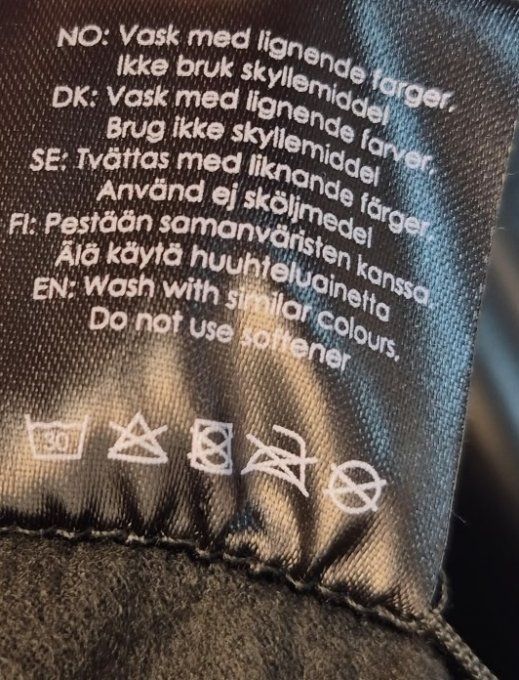 Pantalon simili cuir fendu femme Weightless Laura - Noir, Taille M