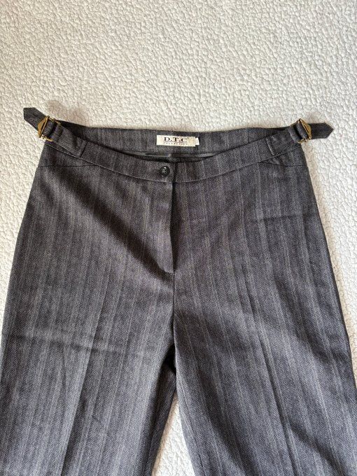 Pantacourt gris fonce à chevrons D.T.C Collection taille 40