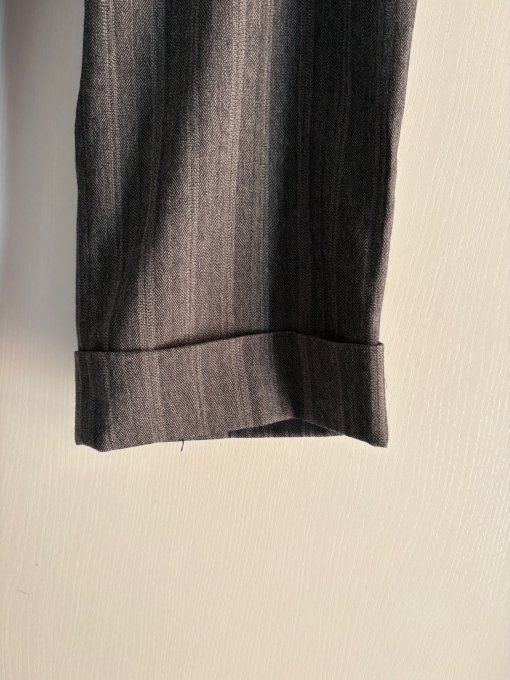 Pantacourt gris fonce à chevrons D.T.C Collection taille 40